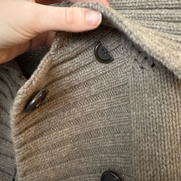 Lands’ End Women's Brown Merino Wool Sweater - Picture 4 of 5